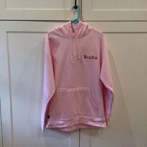 Vibes Pink Hoodie Size M